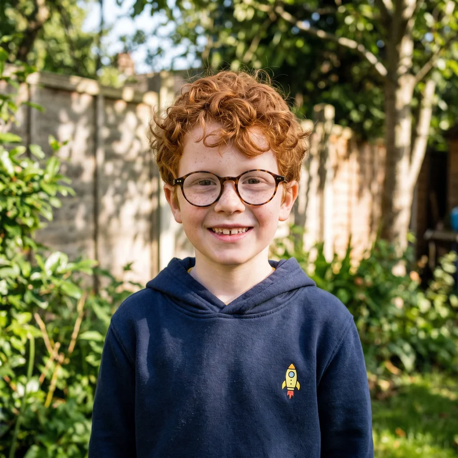 A photo of a child