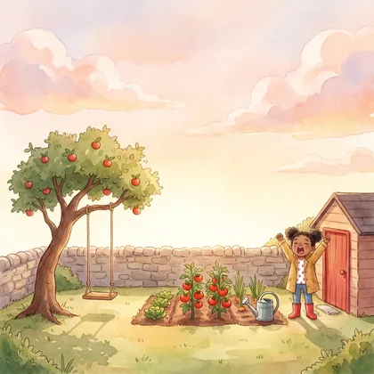 Page 1 of "Nora's Garden Day"