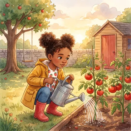 Page 2 of "Nora's Garden Day"